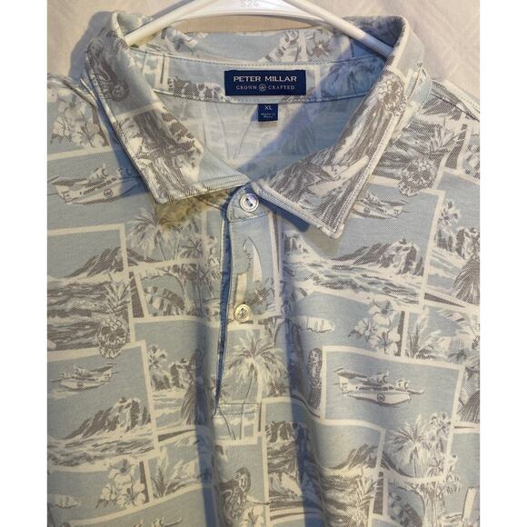 Peter Millar Crown Crafted Hawaiian Hula Girl Polo - Picture 2 of 6